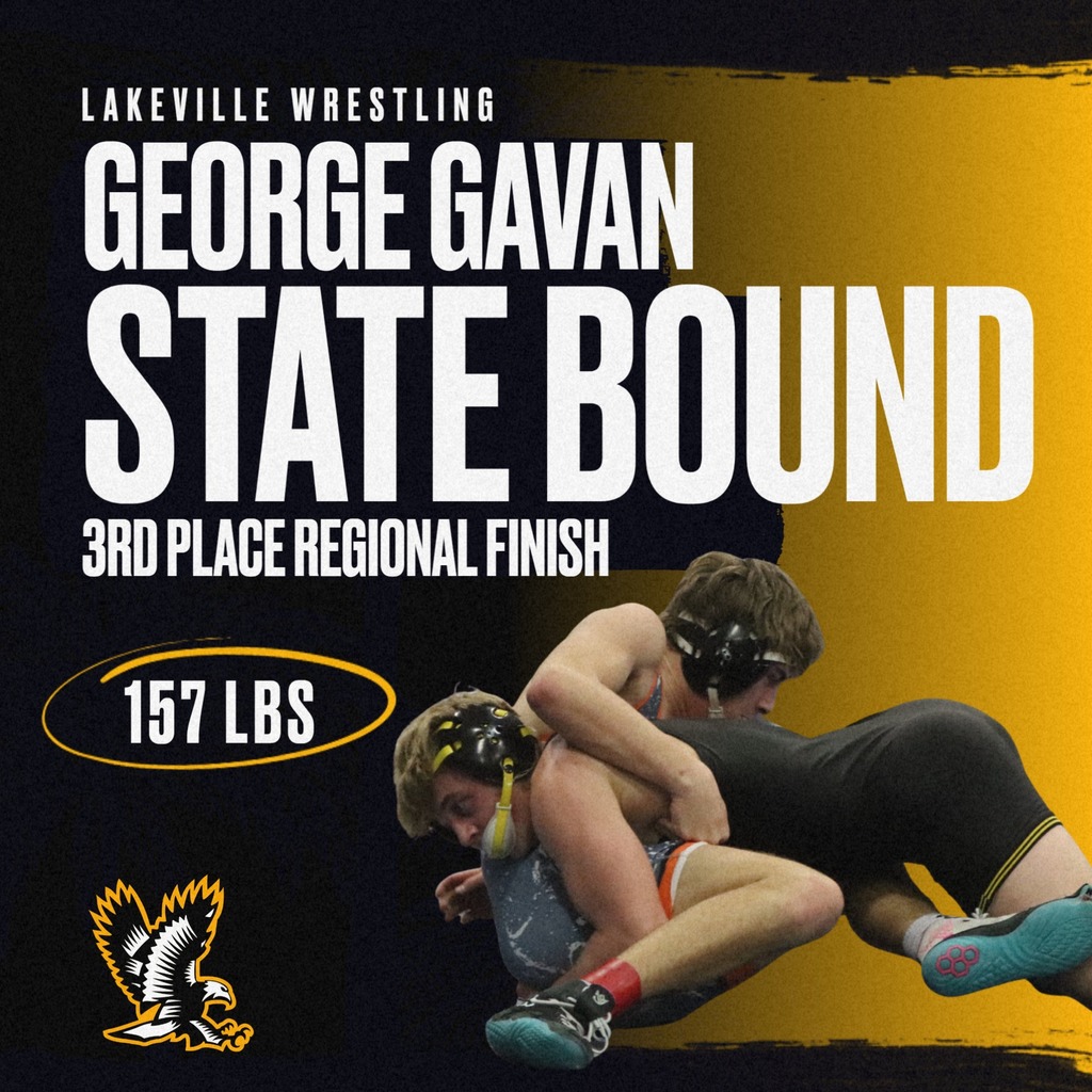 Congratulations George Gavan - 3rd Place Finish at Regionals - STATE BOUND!