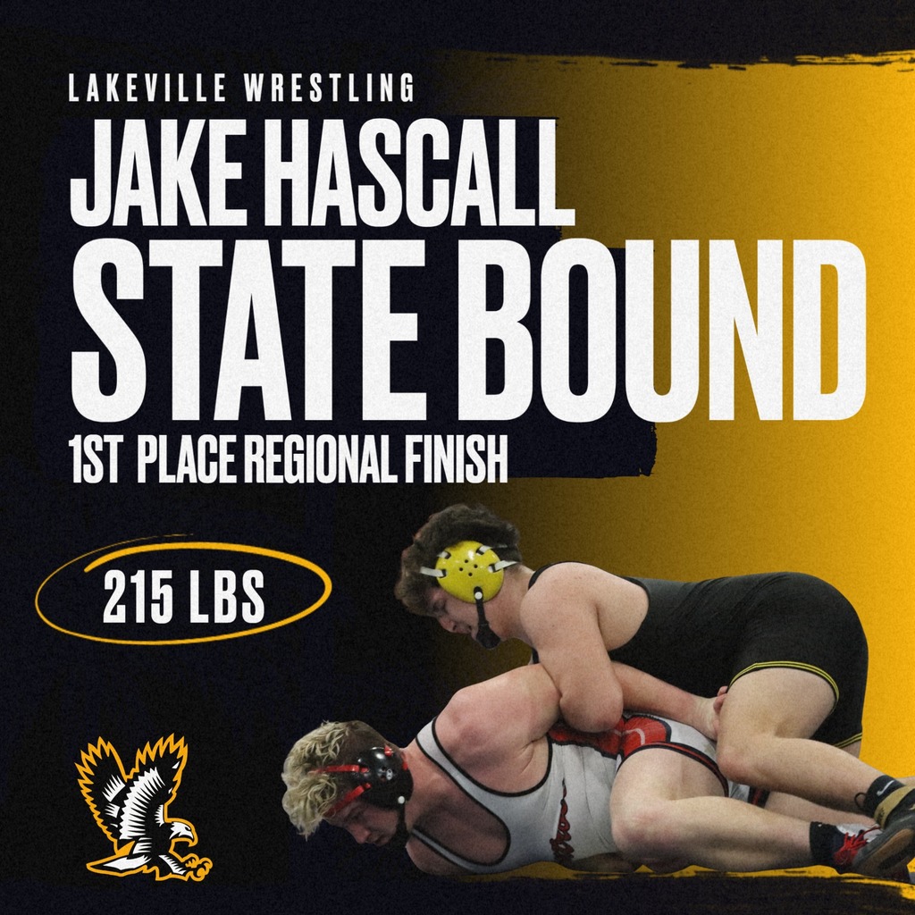 Congratulations Jake Hascall - 1st Place Finish at Regionals - STATE BOUND!