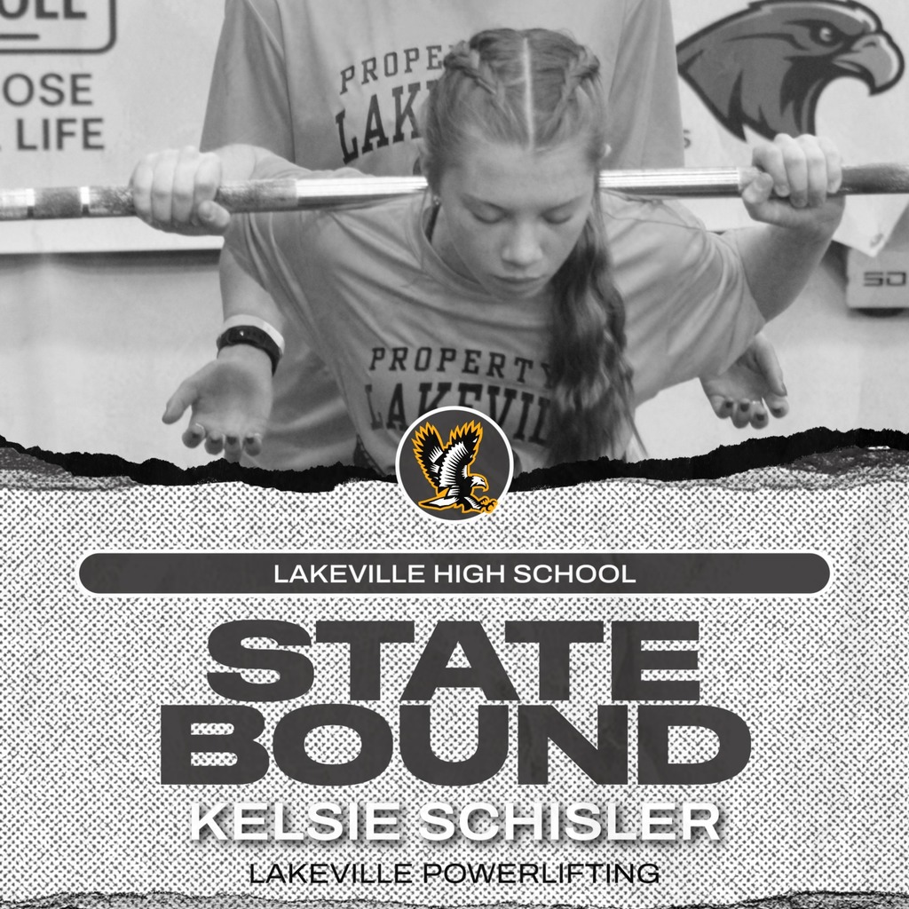 Congratulations Lily Lang JV Powerlifting - State Bound!