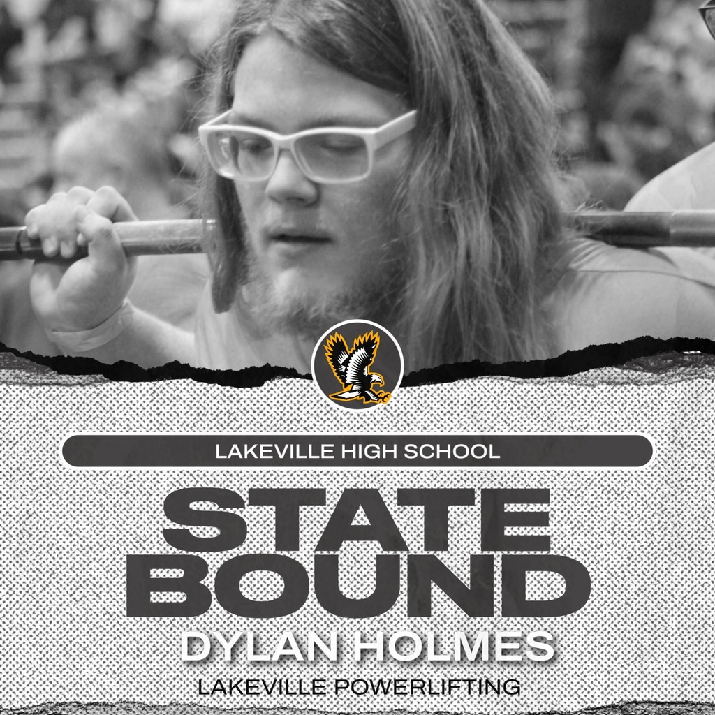 Congratulations Dylan Holmes JV Powerlifting - State Bound!