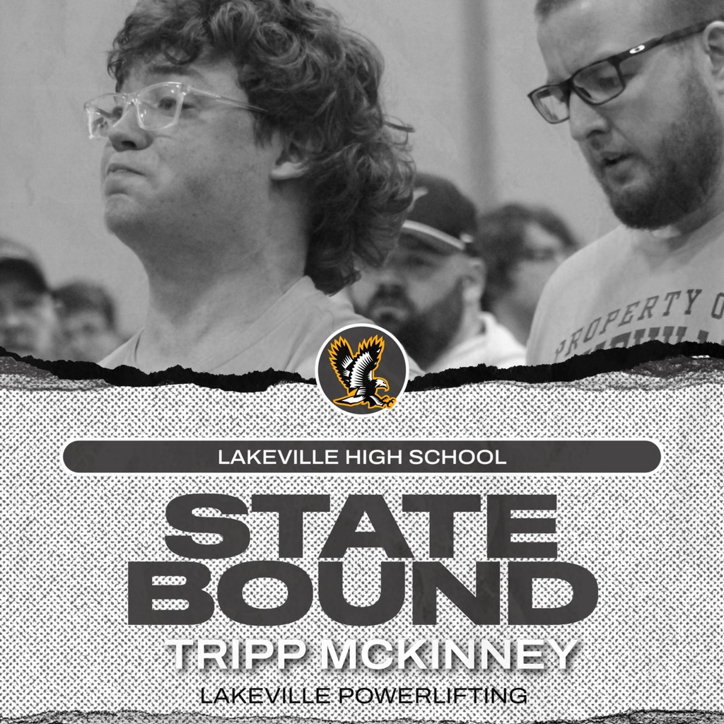 Congratulations Tripp McKinney JV Powerlifting - State Bound!