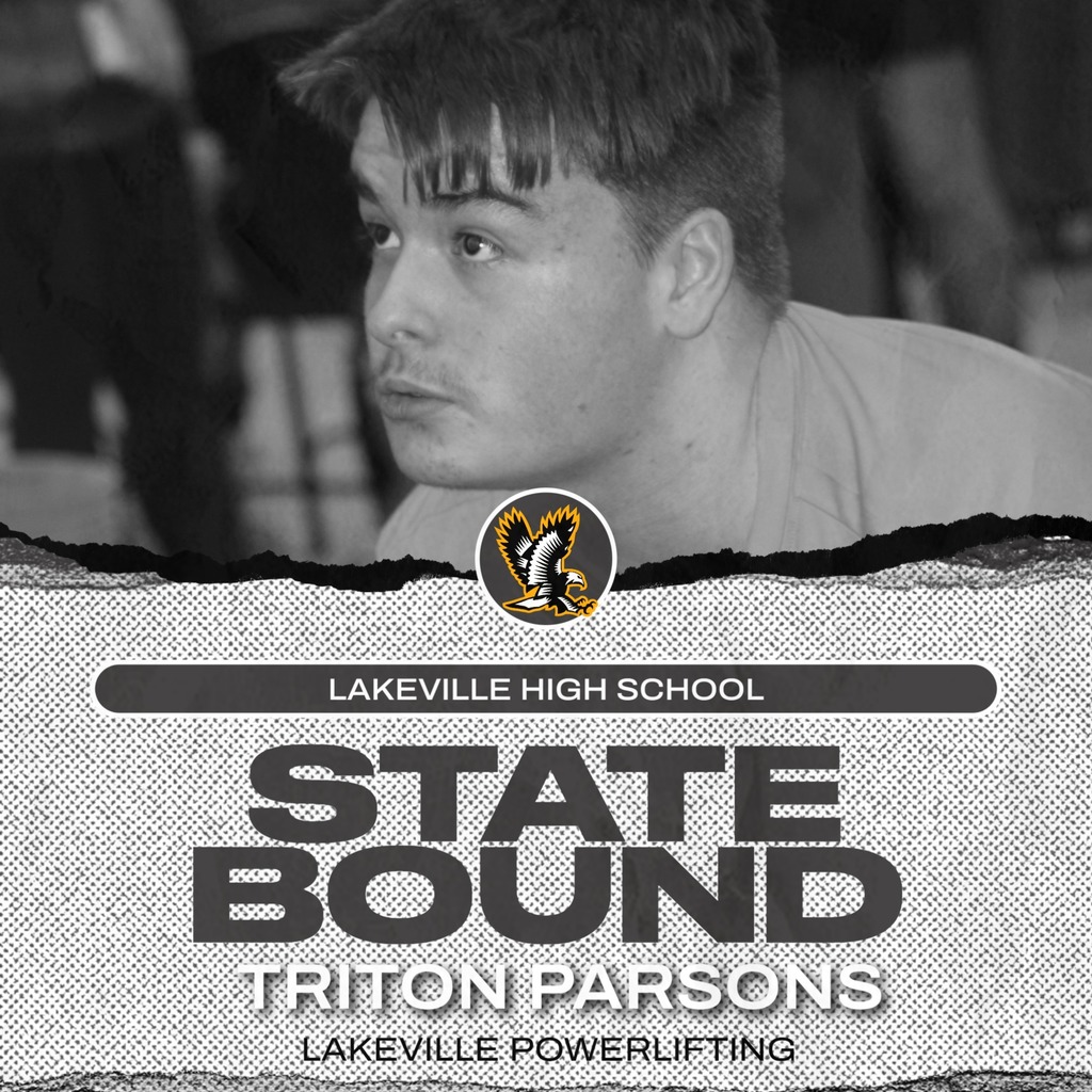 Congratulations Triton Parsons JV Powerlifting - State Bound!