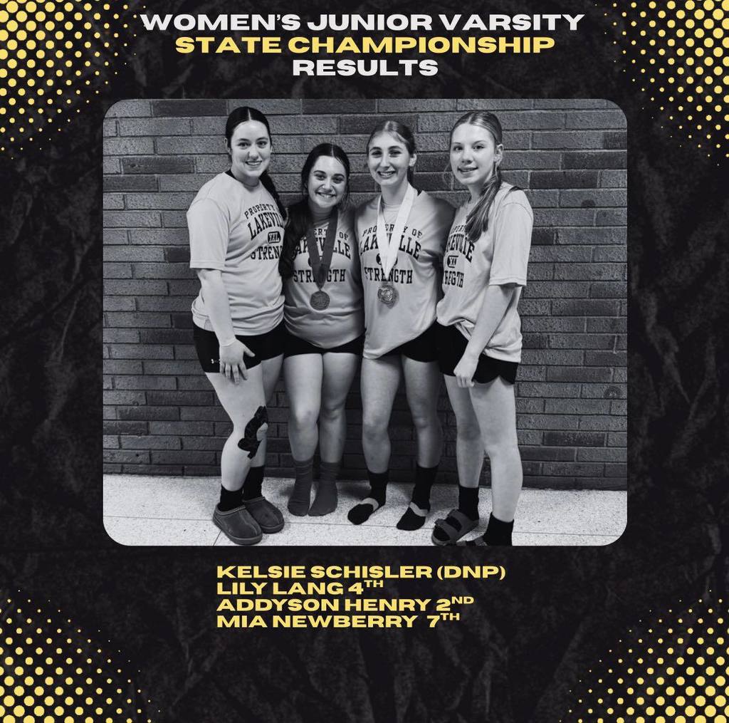 JV Girls Powerlifting