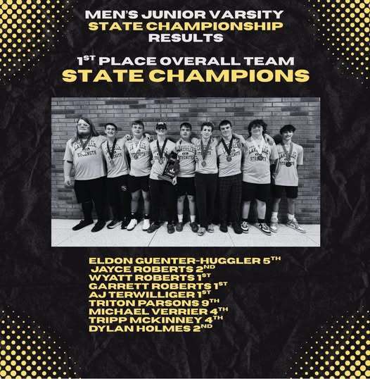 STATE CHAMPIONS! Congratulations to our Boys JV Powerlifters!
