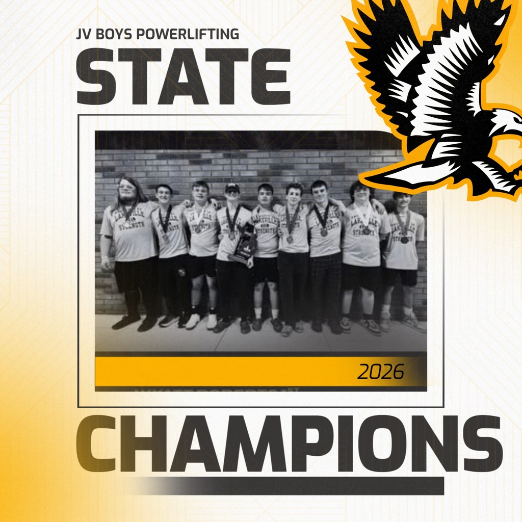 STATE CHAMPIONS! Congratulations to our Boys JV Powerlifters!