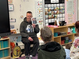 Families listen to book being read