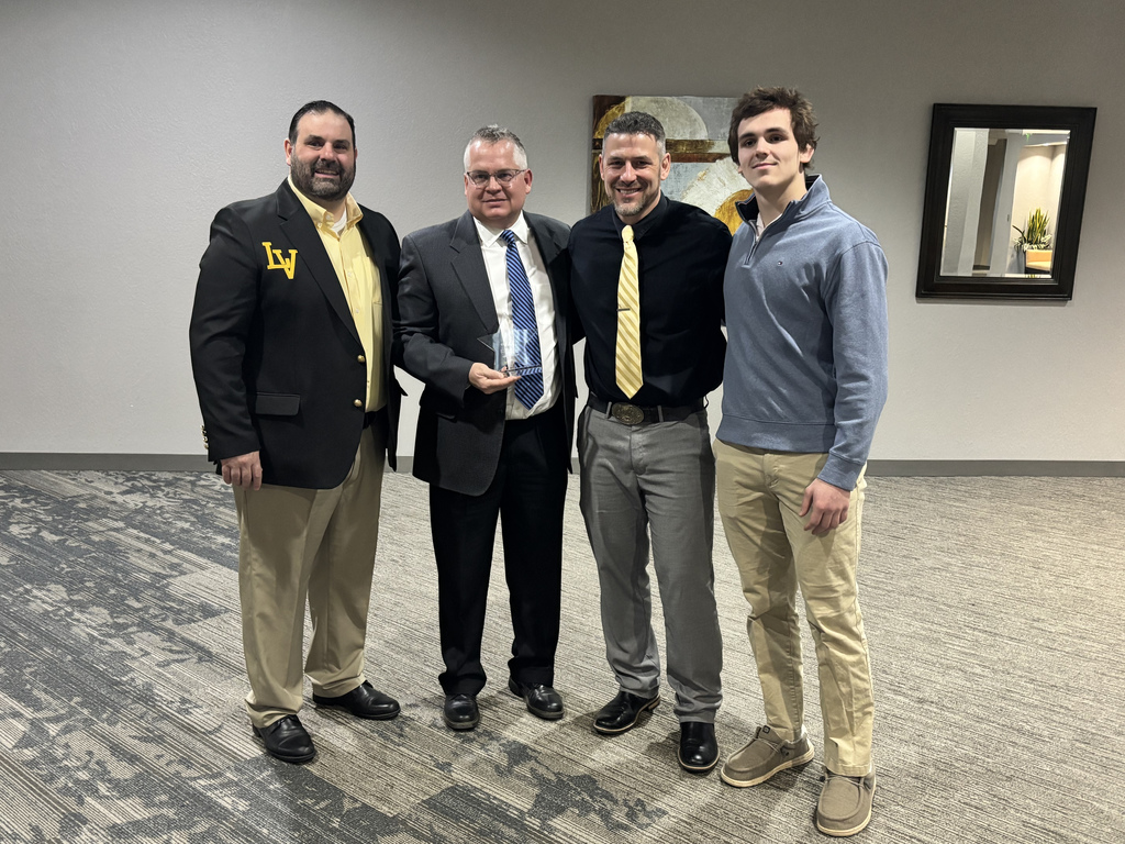 2026 Nominees Dan Huggler, Dr. Fehrman, and Fred Hammond with Principal Strobridge