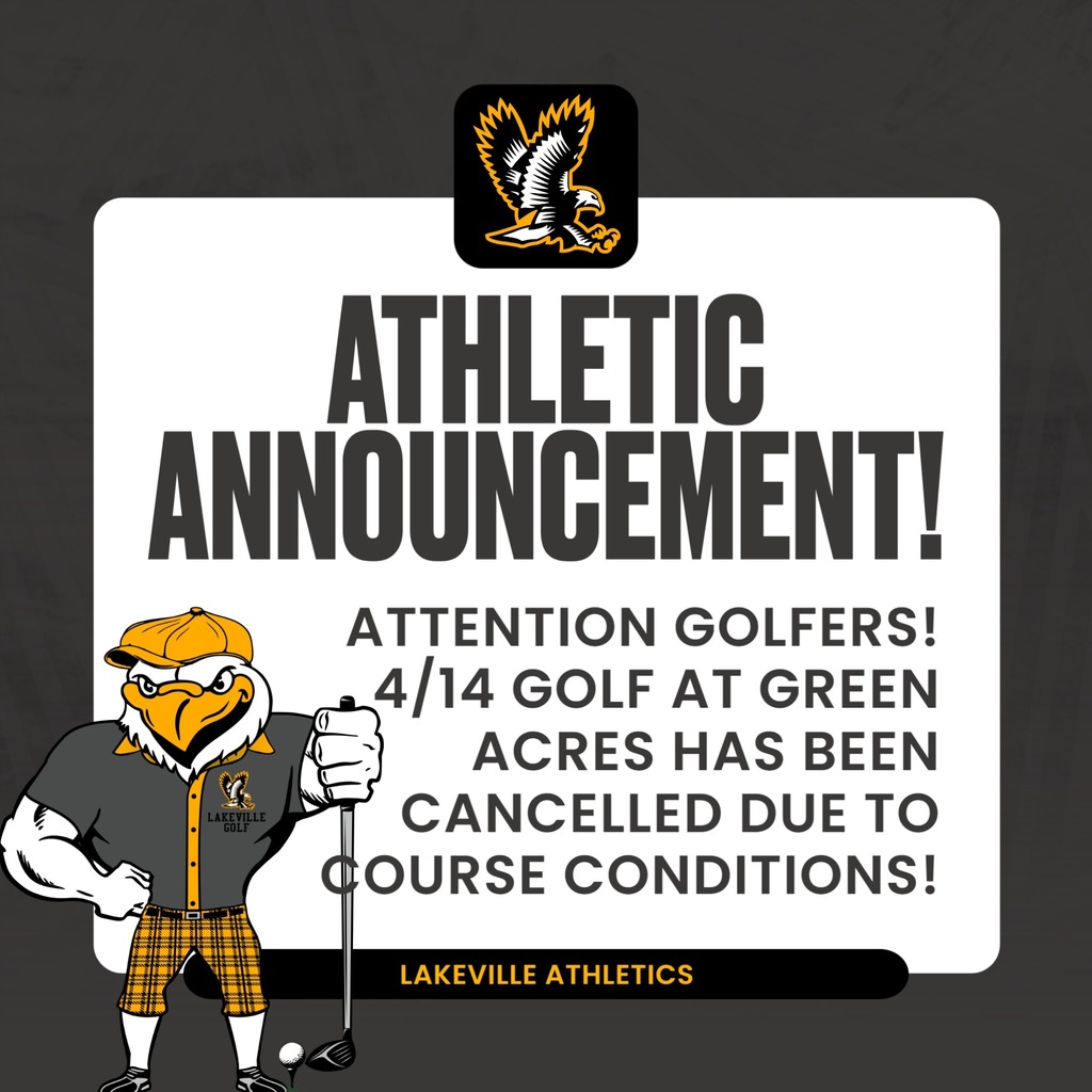 ATTENTION GOLFERS! 4/14 GOLF AT GREEN ACRES HAS BEEN CANCELLED DUE TO COURSE CONDITIONS!