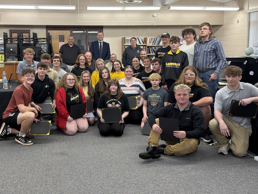 2026 Winter Athletes with Board Members