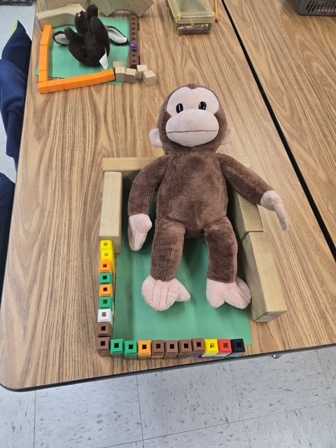 Students making habitats for their animals!