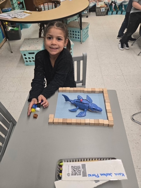 Students making habitats for their animals!