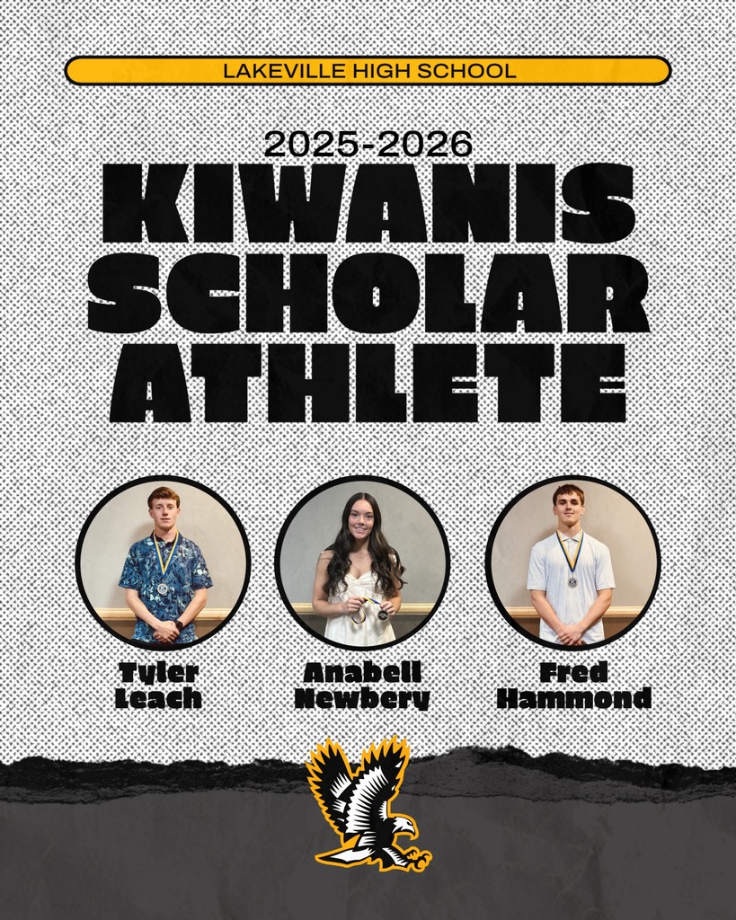 Congratulations to our 2025-2026 Kiwanis Scholar Athletes Tyler Leach Anabell Newbery Fred Hammond