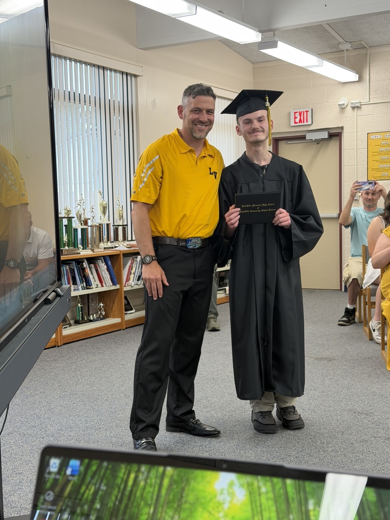 The Board recognized Logyn Johnson for his graduation from LakeVille Memorial High School at the June 9th Board Meeting.