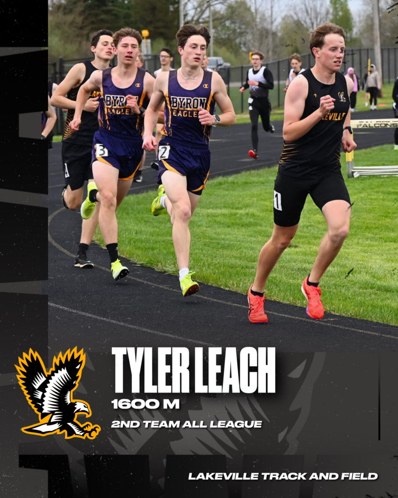 Tyler Leach 1600m 2nd Team