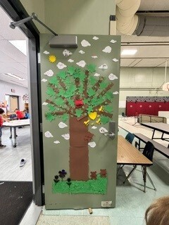 Photo of finished product - door covering
