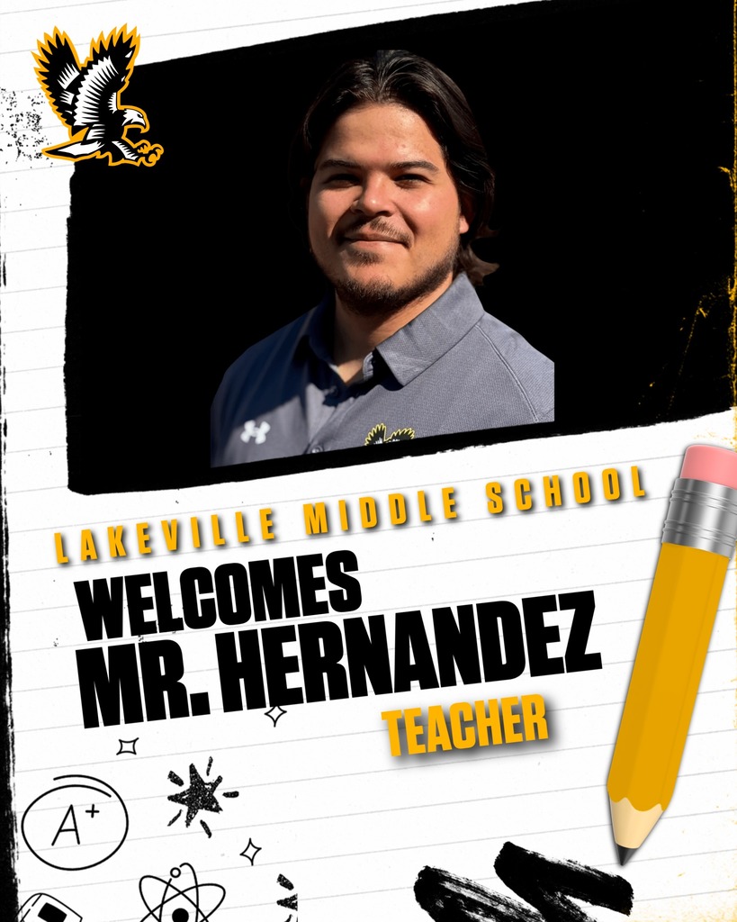 Falcon Nation!  Please WELCOME Mr. Barak Hernandez-Pellerito to the LakeVille Family!