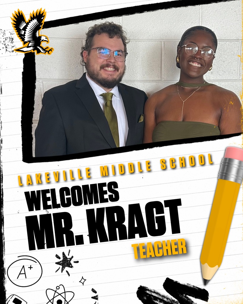 Falcon Nation!  Please WELCOME Mr. Griffin Kragt to the LakeVille Family!
