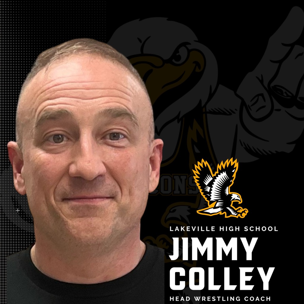 LakeVille Falcons Wrestling proudly announces Jimmy Colley II as the 11th Head Coach in program history.