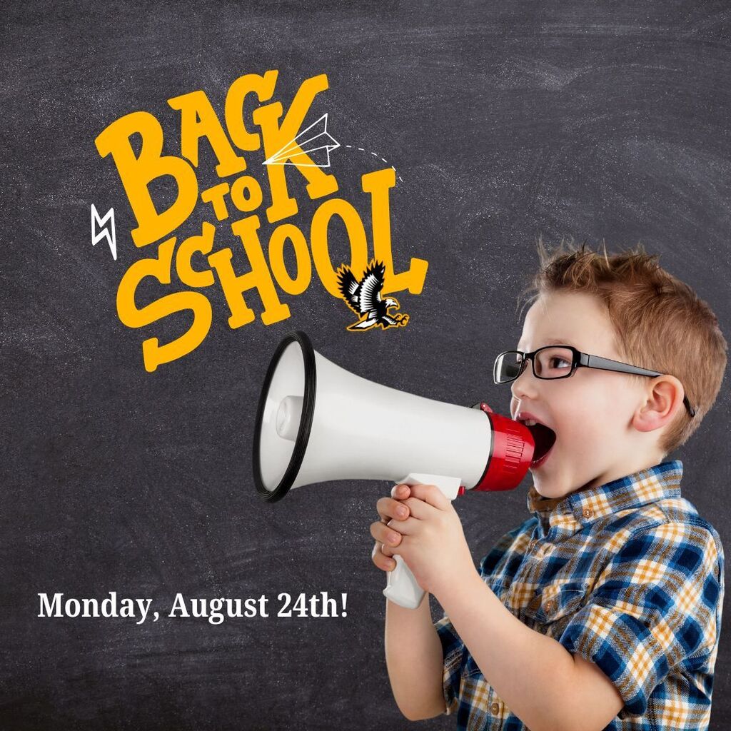 First Day BACK TO SHOOL! We have missed our Falcon Family! Can't wait to see you all! Monday, August 24th! 