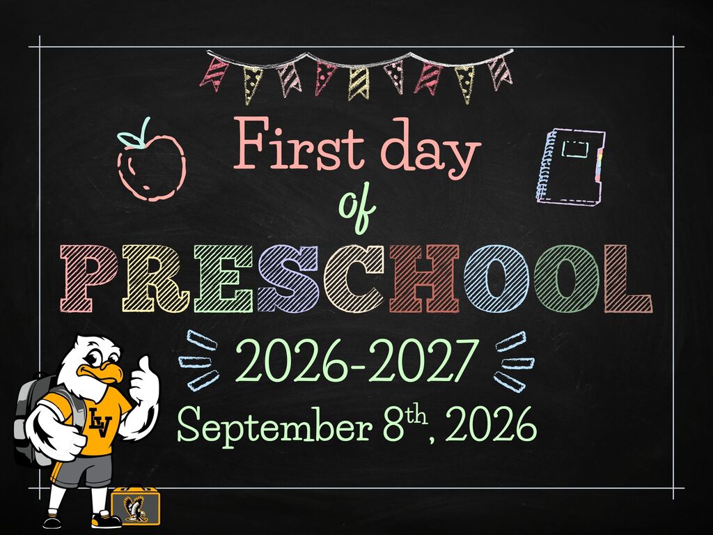 First Day of School for Preschoolers! We are so excited to have you all join our Falcon Family! September 8th!