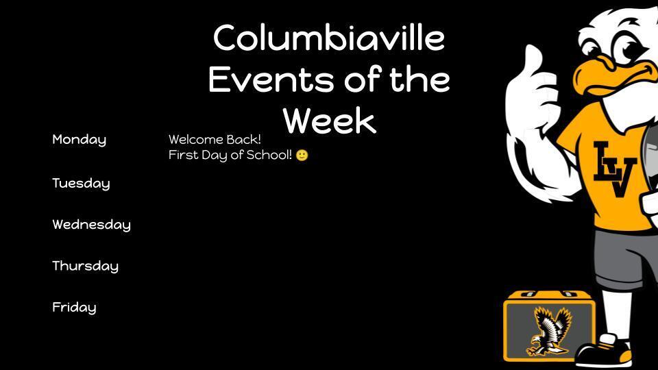 Columbiaville Events of the Week