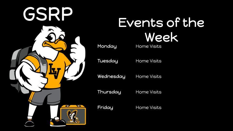 GSRP Events of the Week