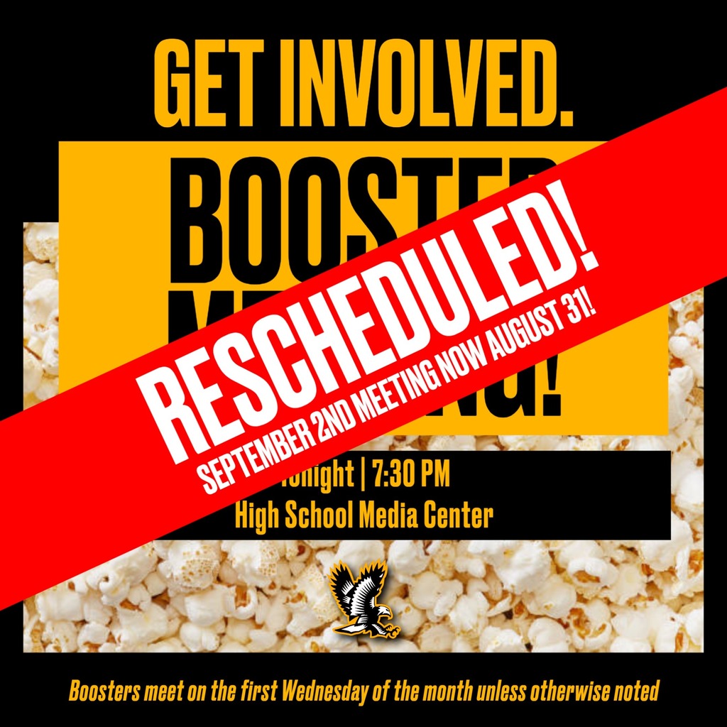 Athletic Booster meeting rescheduled