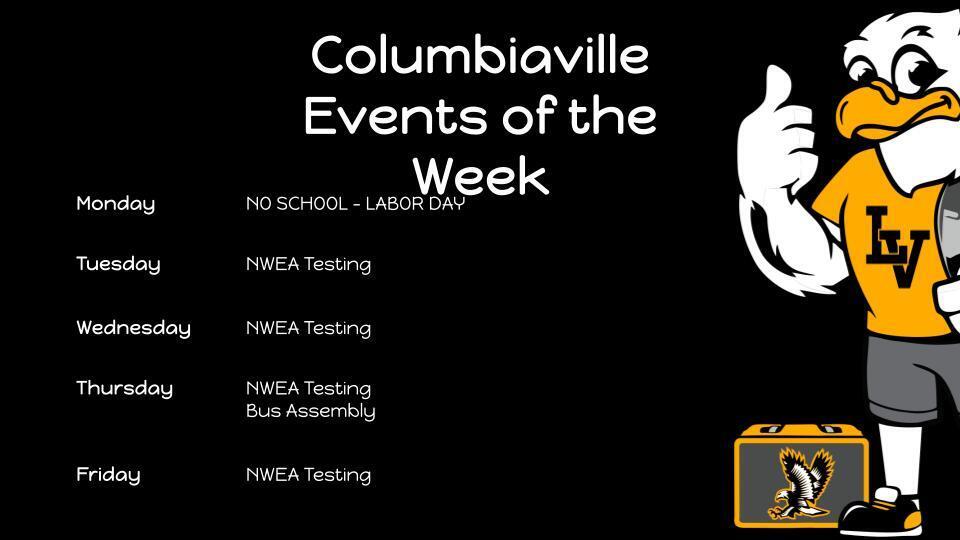 Columbiaville Events of the Week