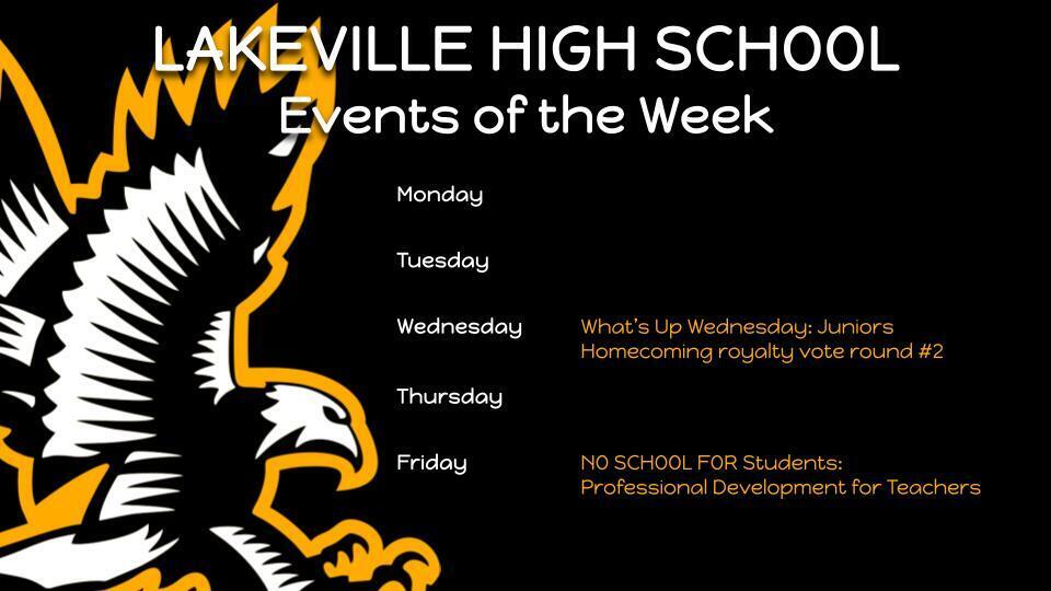 High School Athletics and Events of the Week