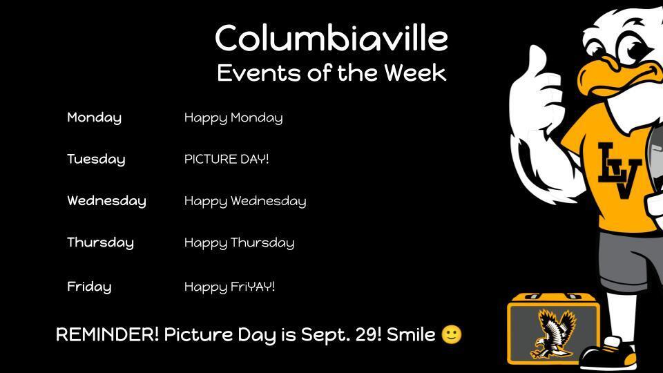 Columbiaville Events of the Week