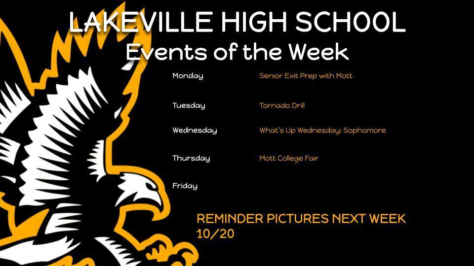 High School Athletics and Events of the Week