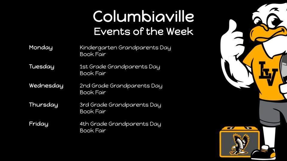 Columbiaville Events of the Week