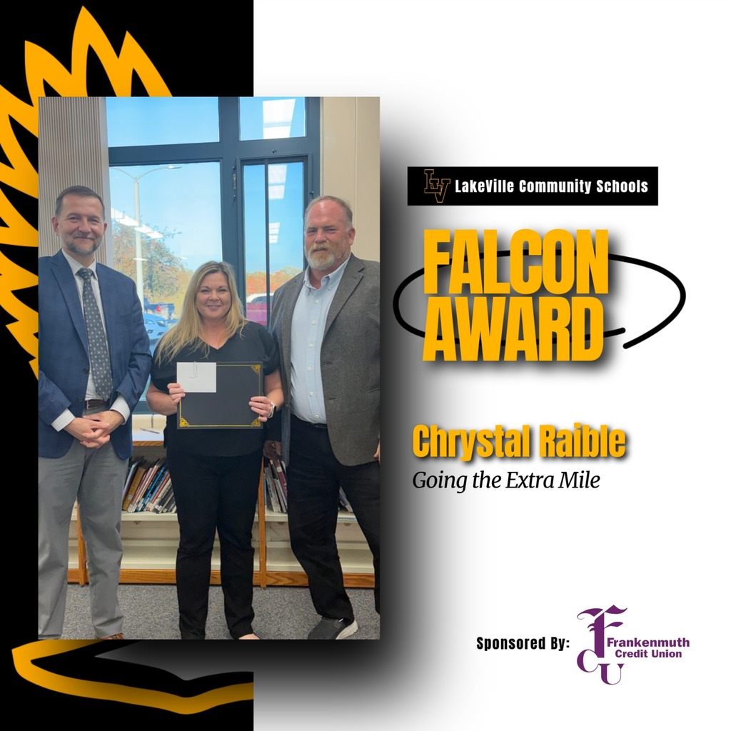 Chrystal Raible for the Falcon Award