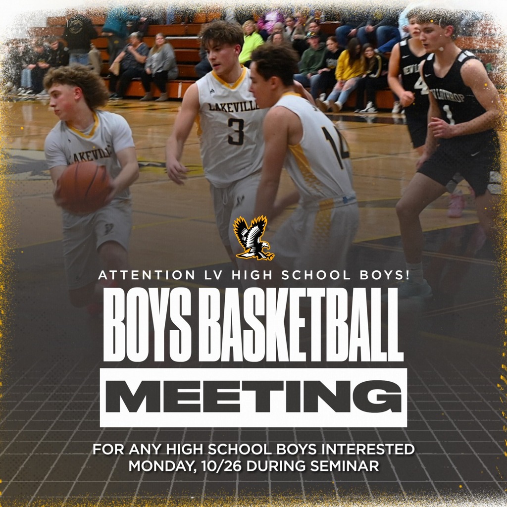 High School boys interested in playing basketball, there is a meeting Monday 10/26 during seminar!