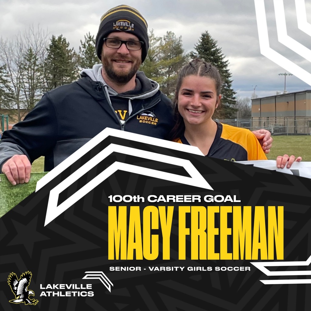 CONGRATULATIONS MACY FREEMAN - 100 CAREER SOCCER GOALS!!!