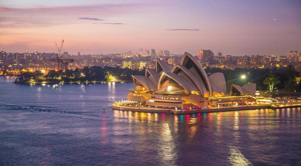 Sydney Opera House at dusk