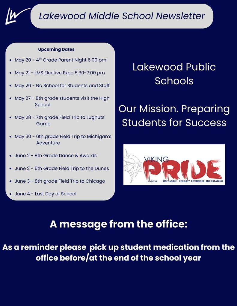 LMS Weekly newsletter