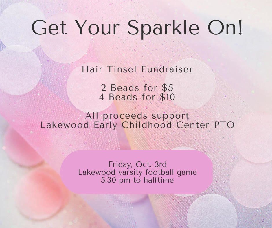 Get Your Sparkle On fundraiser flyer 