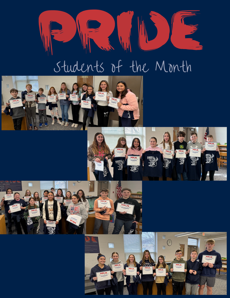 PRIDE students of the  month