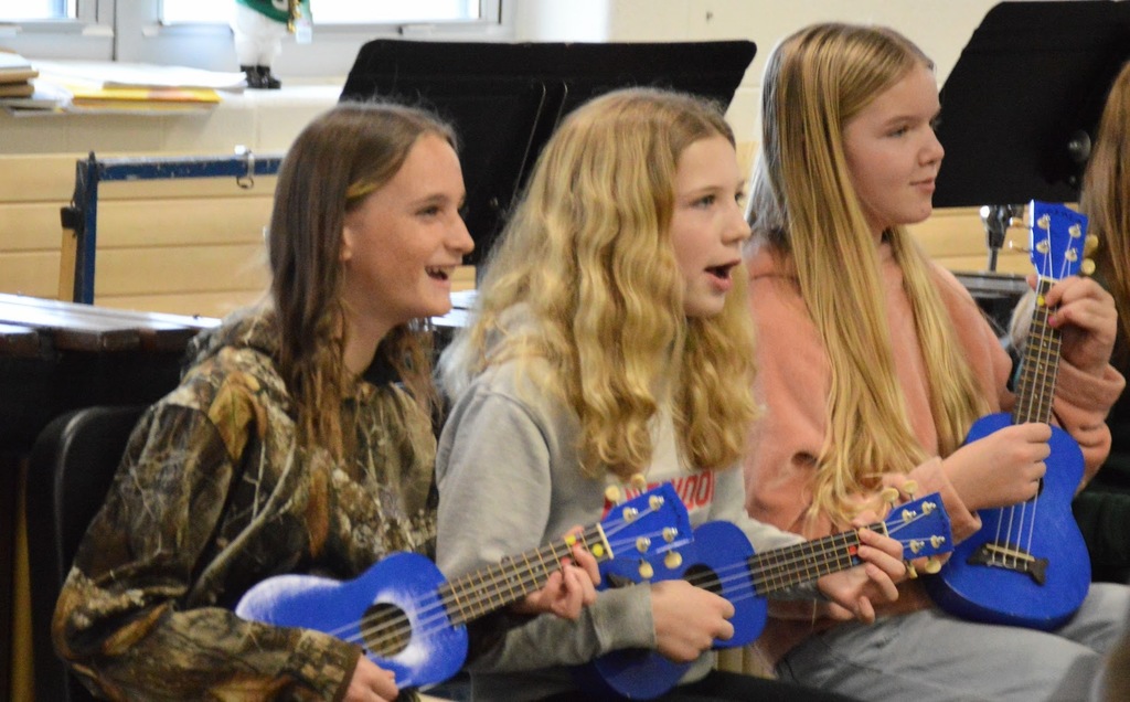 Mr. Walsh’s 5th Grade Band Students Learn the Ukulele