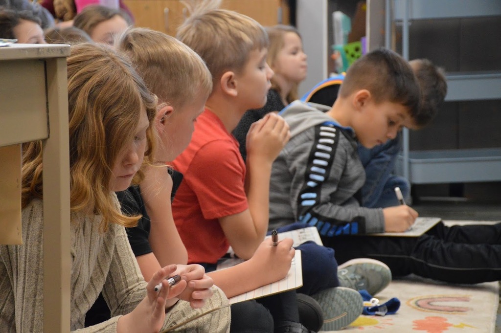 Students in Mrs. Sptizley class learning