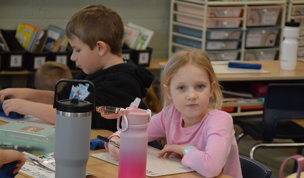 Students in Mrs. Sptizley class learning