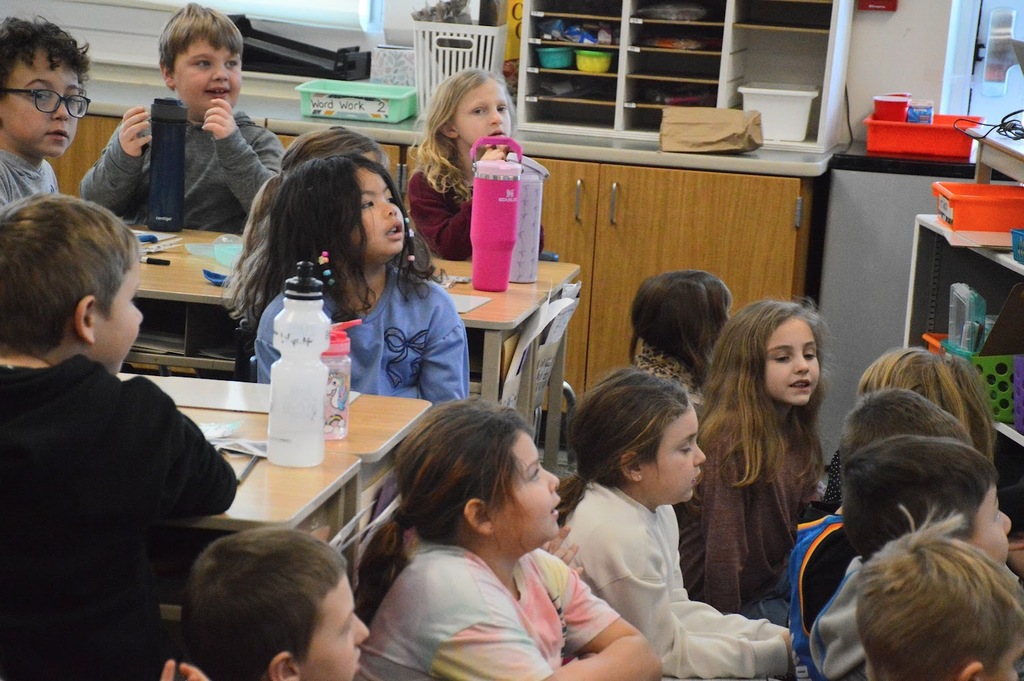 Students in Mrs. Sptizley class learning