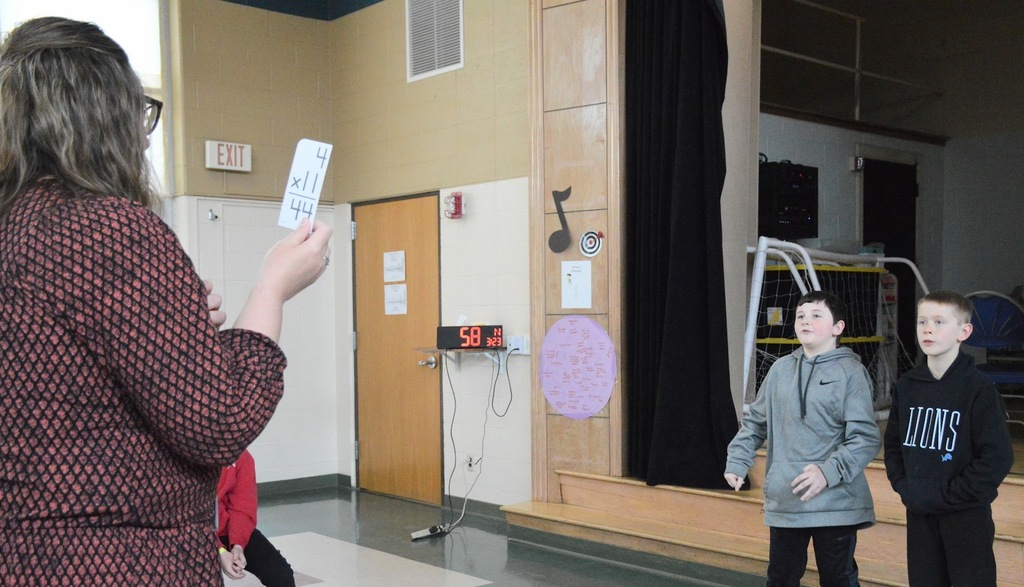 Students participating in March Multipcation Madness 