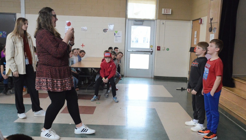 Students participating in March Multipcation Madness 