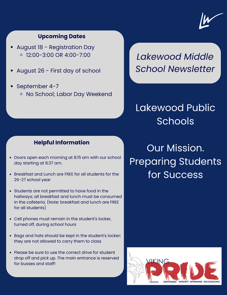 LMS weekly newsletter