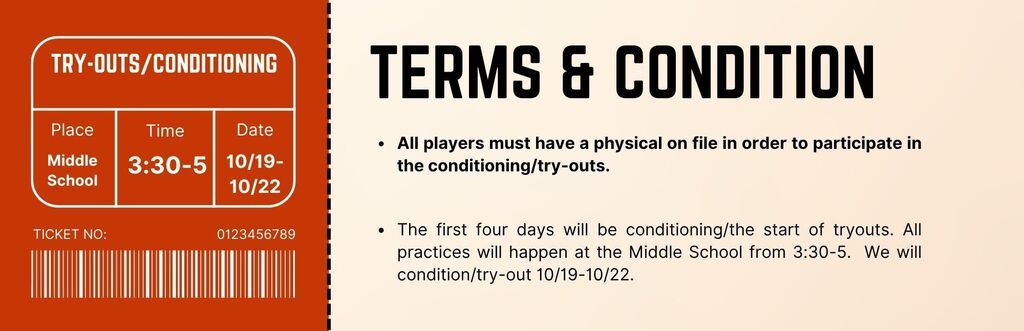 Terms and Conditioning