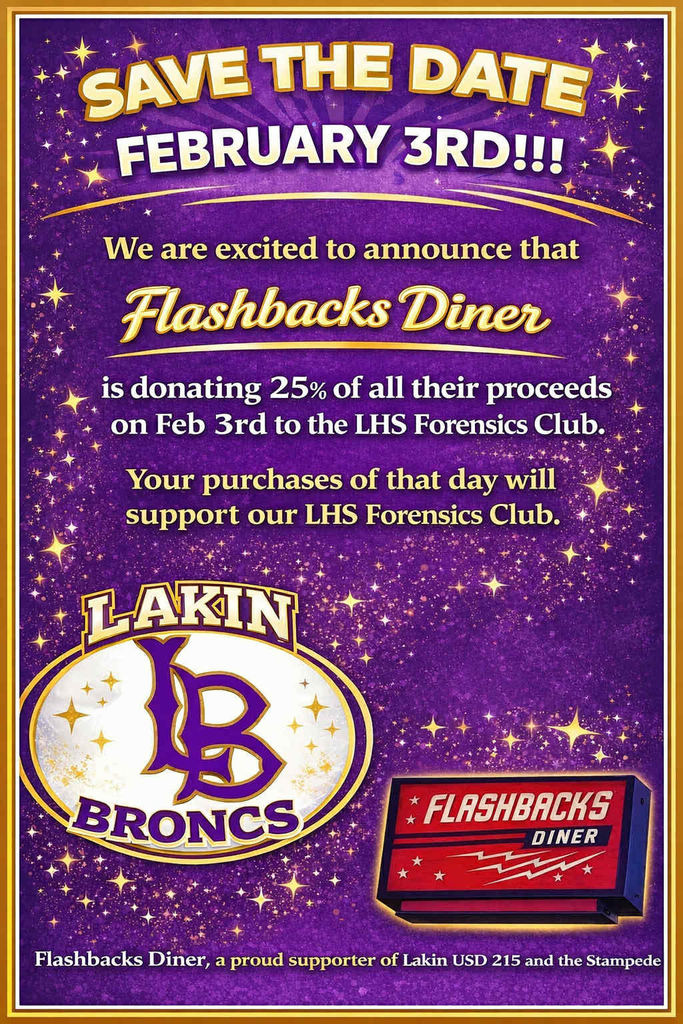 Flashbacks Fundraiser for LHS Forensics