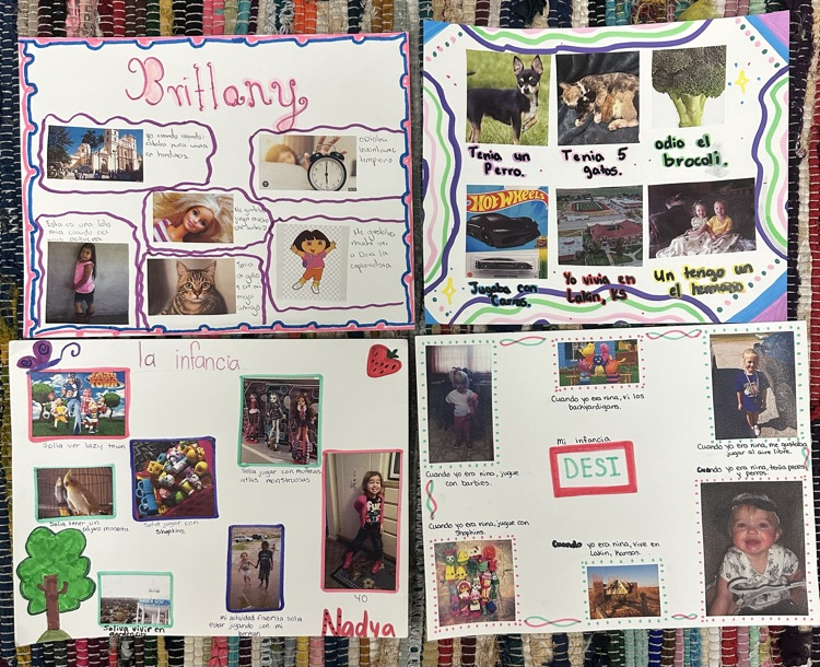 Spanish II Collages 