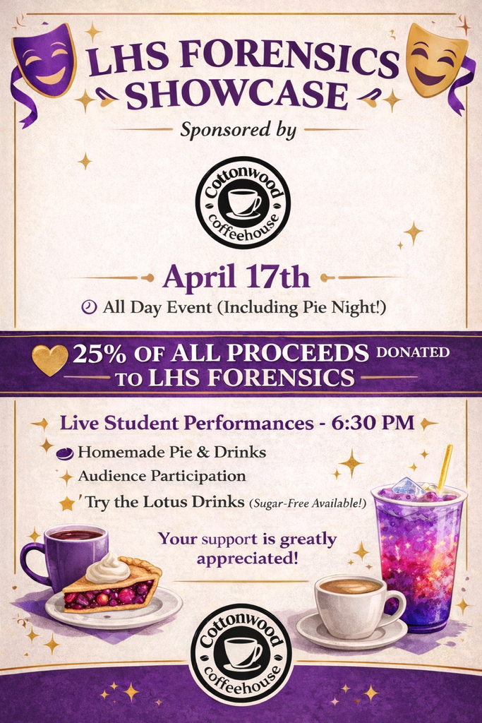 Cottonwood Coffeehouse Forensics Showcase